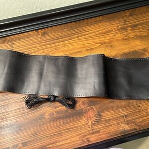 Real Leather Handmade Steering Wheel cover - lace on